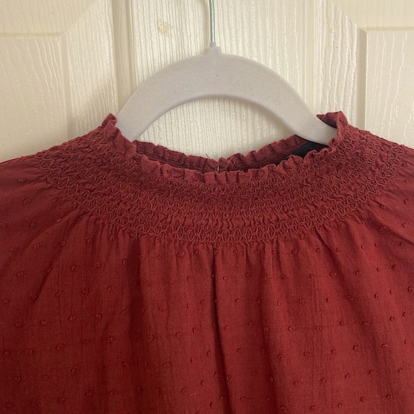 Madewell mock turtleneck top ✨ 100% cotton - Picture 3 of 7